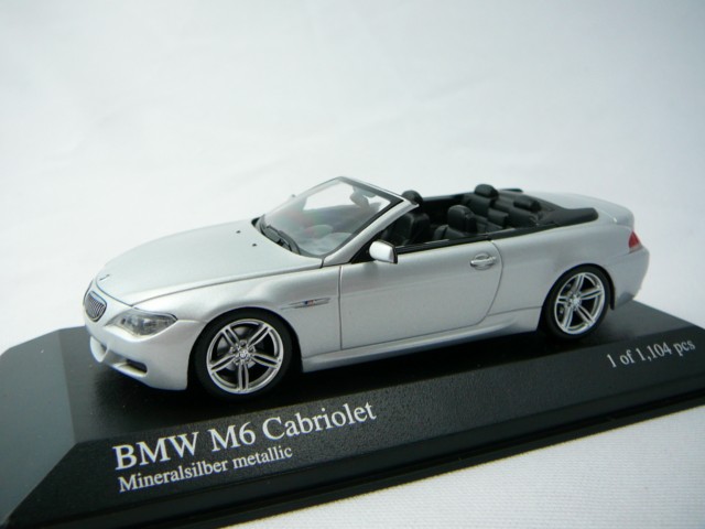 BMW M6 CABRIOLET 2006 1/43 MINICHAMPS